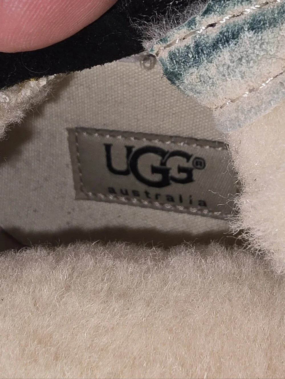 UGG Australia Kids Rye Boot Black Suede Shearling-Lined Zip Ankle